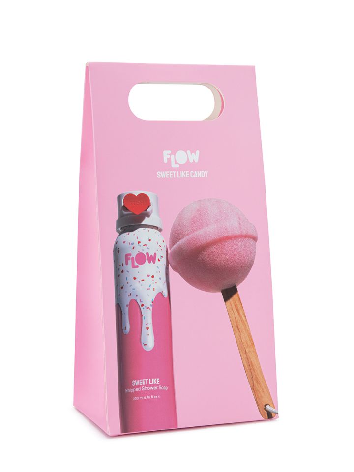 סט סבון קצף + ספוג - מתוק