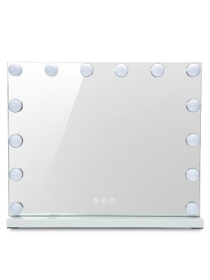 מראה יוקרתית מוארת לארג’