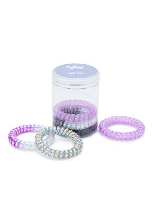 סט 6 גומיות ספירלה - גלקטי