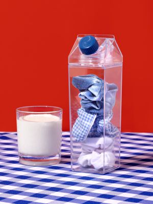 סט אקססוריז לשיער בקרטון חלב - ברקפסט