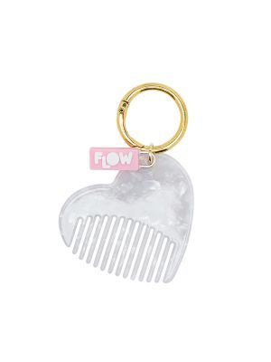 מחזיק מפתחות מסרק לב