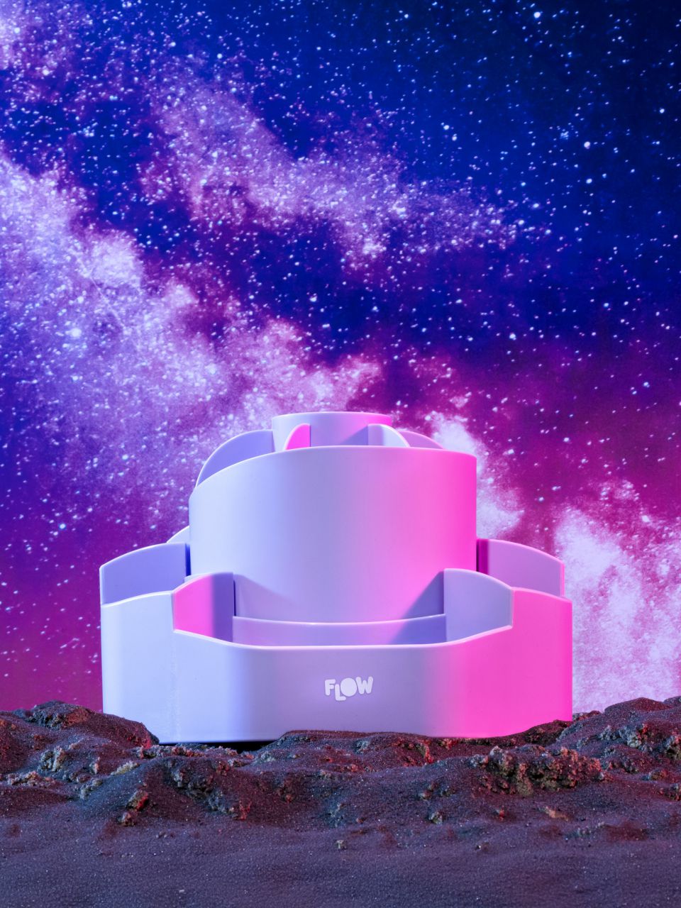 אירגונית פרח לארג’ - סגול