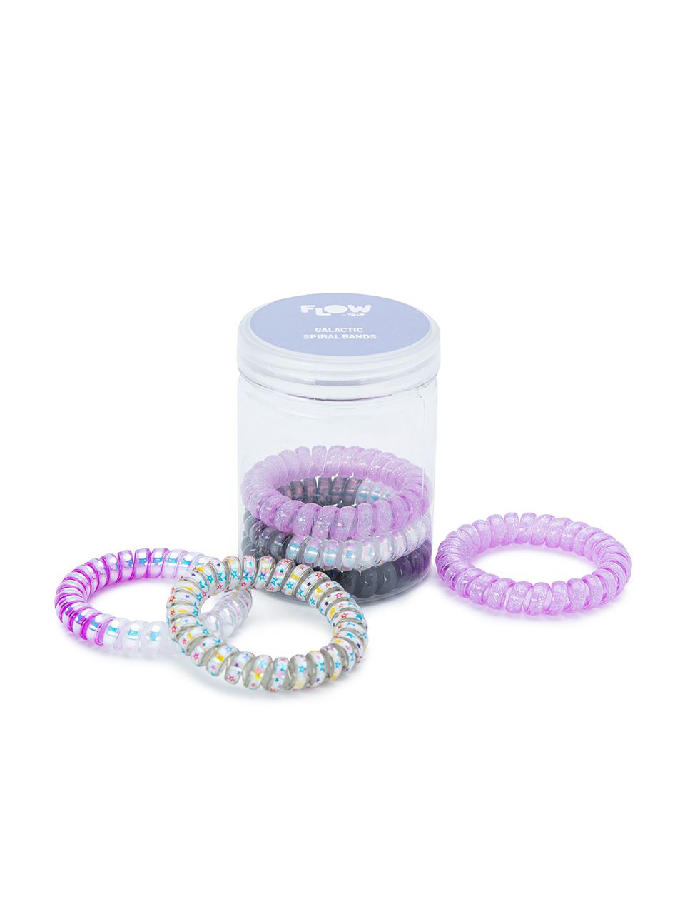 סט 6 גומיות ספירלה - גלקטי