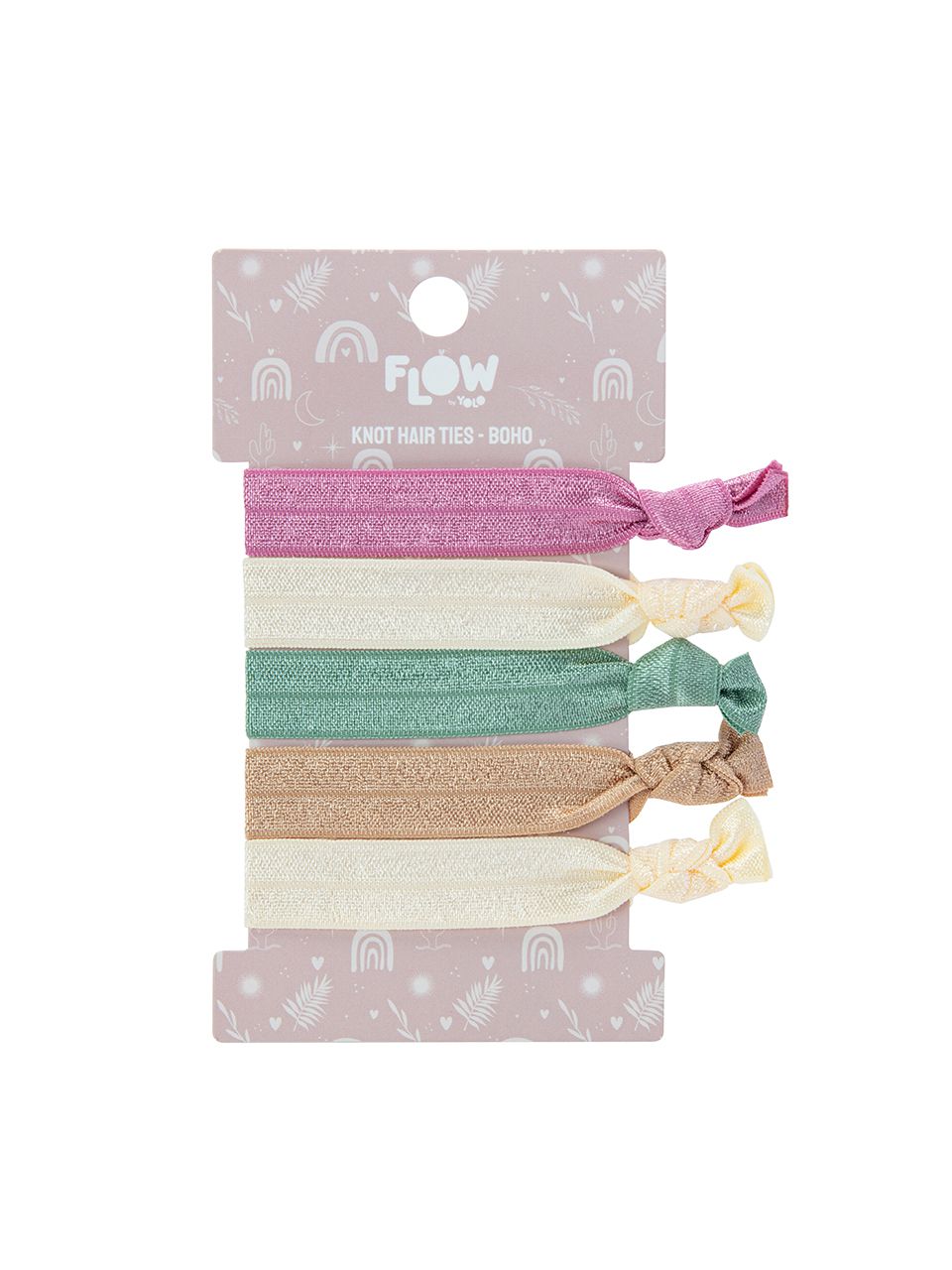 סט 5 גומיות/צמידי קשר - בוהו